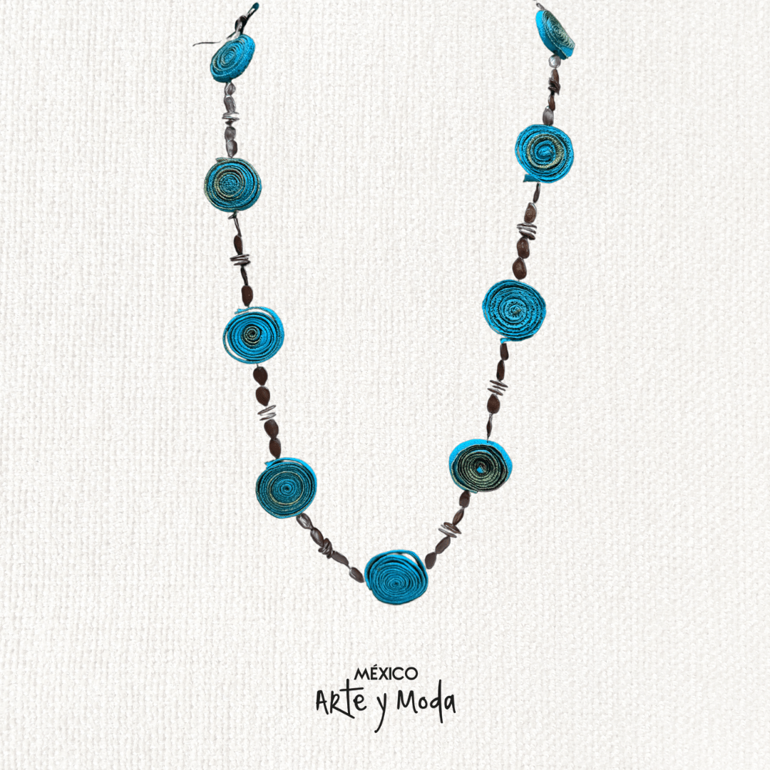 Collar Serpentina de Naranja - MÉXICO ARTE Y MODA - Collar