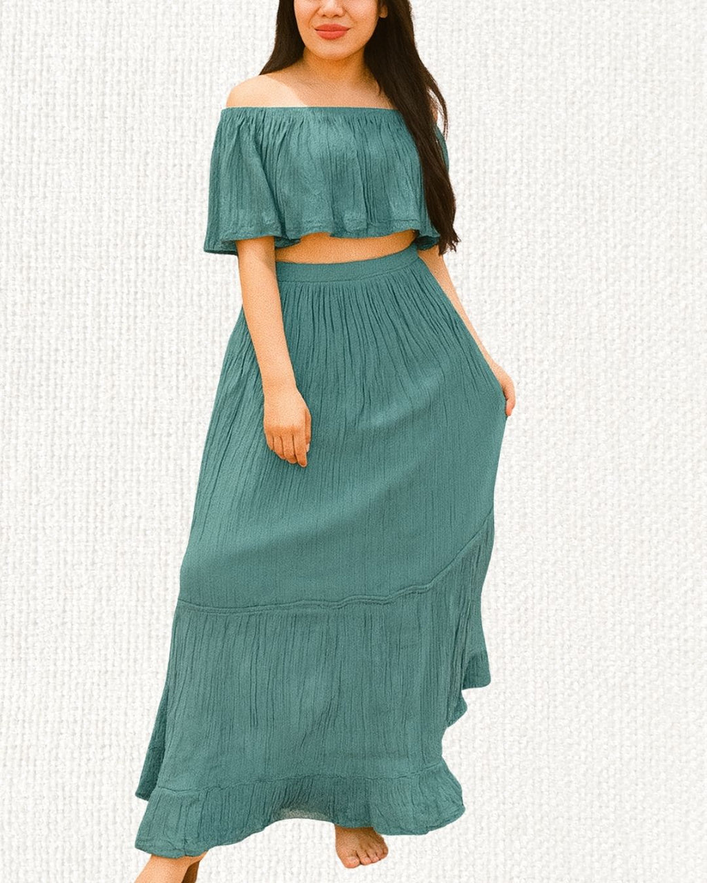 Conjunto Campesino - MÉXICO ARTE Y MODA - Vestido Bordado