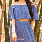 Conjunto Campesino - MÉXICO ARTE Y MODA - Vestido Bordado