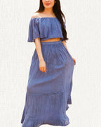 Conjunto Campesino - MÉXICO ARTE Y MODA - Vestido Bordado