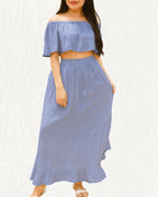 Conjunto Campesino - MÉXICO ARTE Y MODA - Vestido Bordado