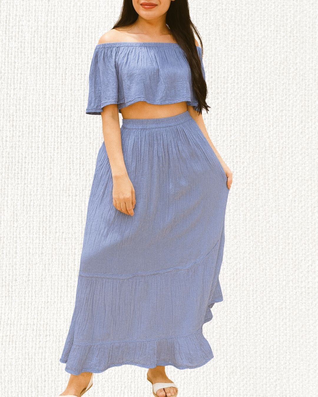 Conjunto Campesino - MÉXICO ARTE Y MODA - Vestido Bordado