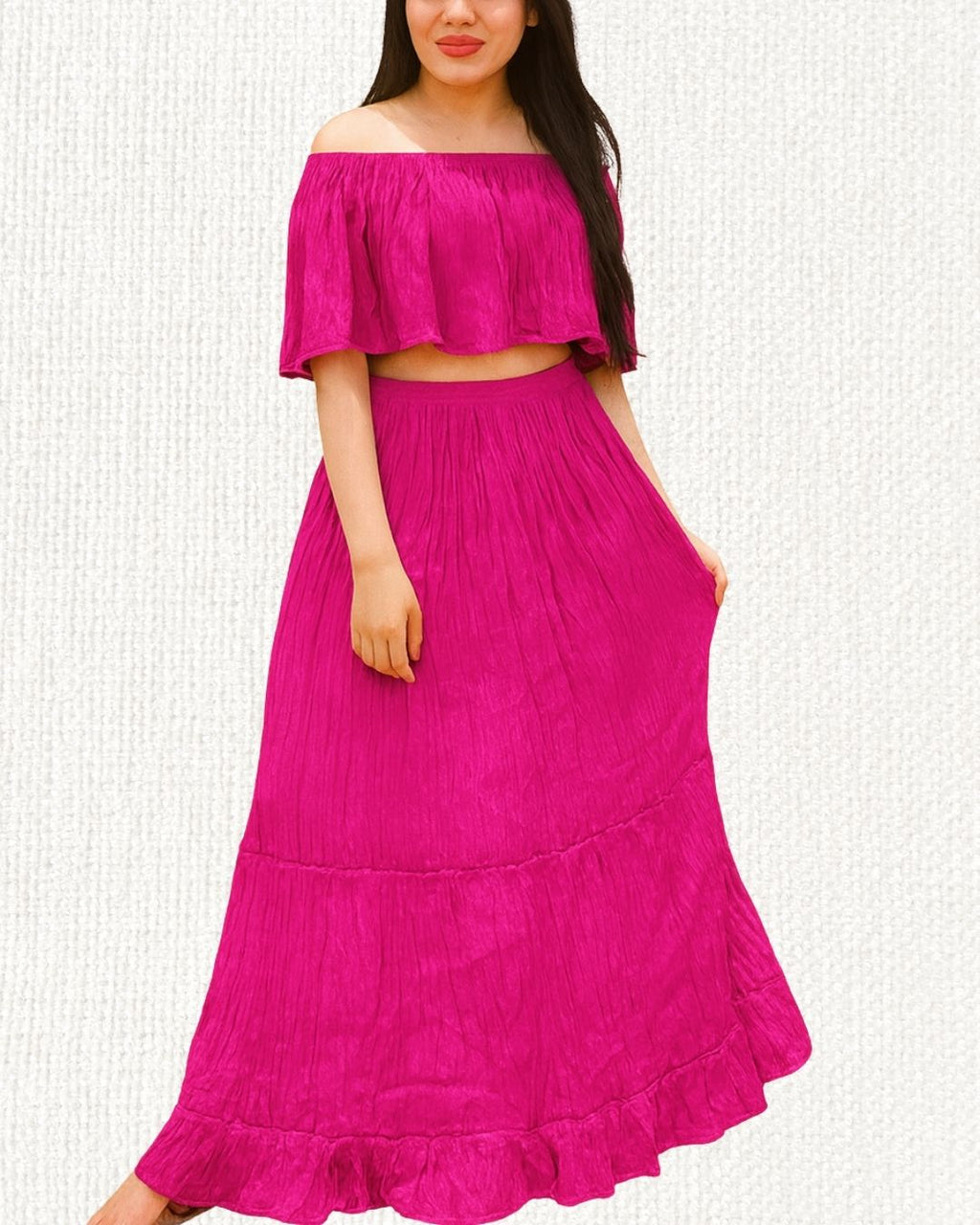 Conjunto Campesino - MÉXICO ARTE Y MODA - Vestido Bordado