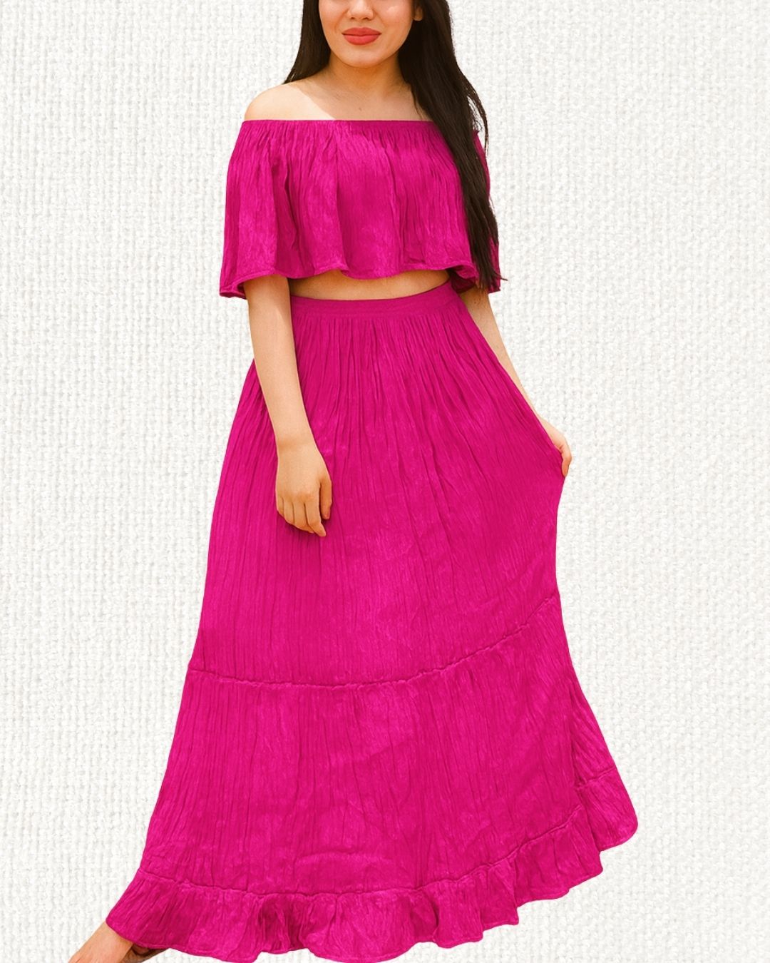 Conjunto Campesino - MÉXICO ARTE Y MODA - Vestido Bordado