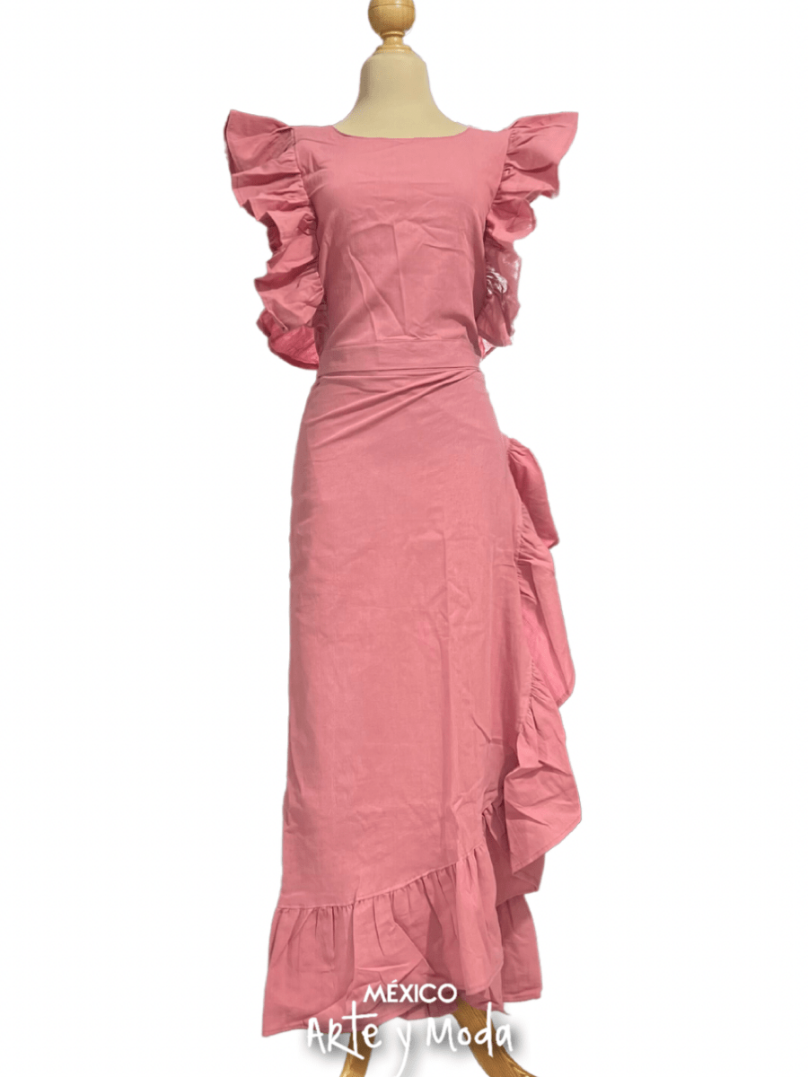 Conjunto Envolvente Volantes - MÉXICO ARTE Y MODA - Conjunto para Dama