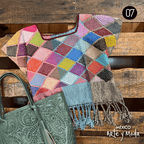 Crop Top Telar Rombos - MÉXICO ARTE Y MODA - Blusa Bordada