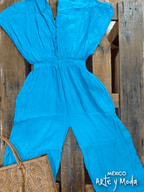 Enterizo Rombos - MÉXICO ARTE Y MODA - Mono