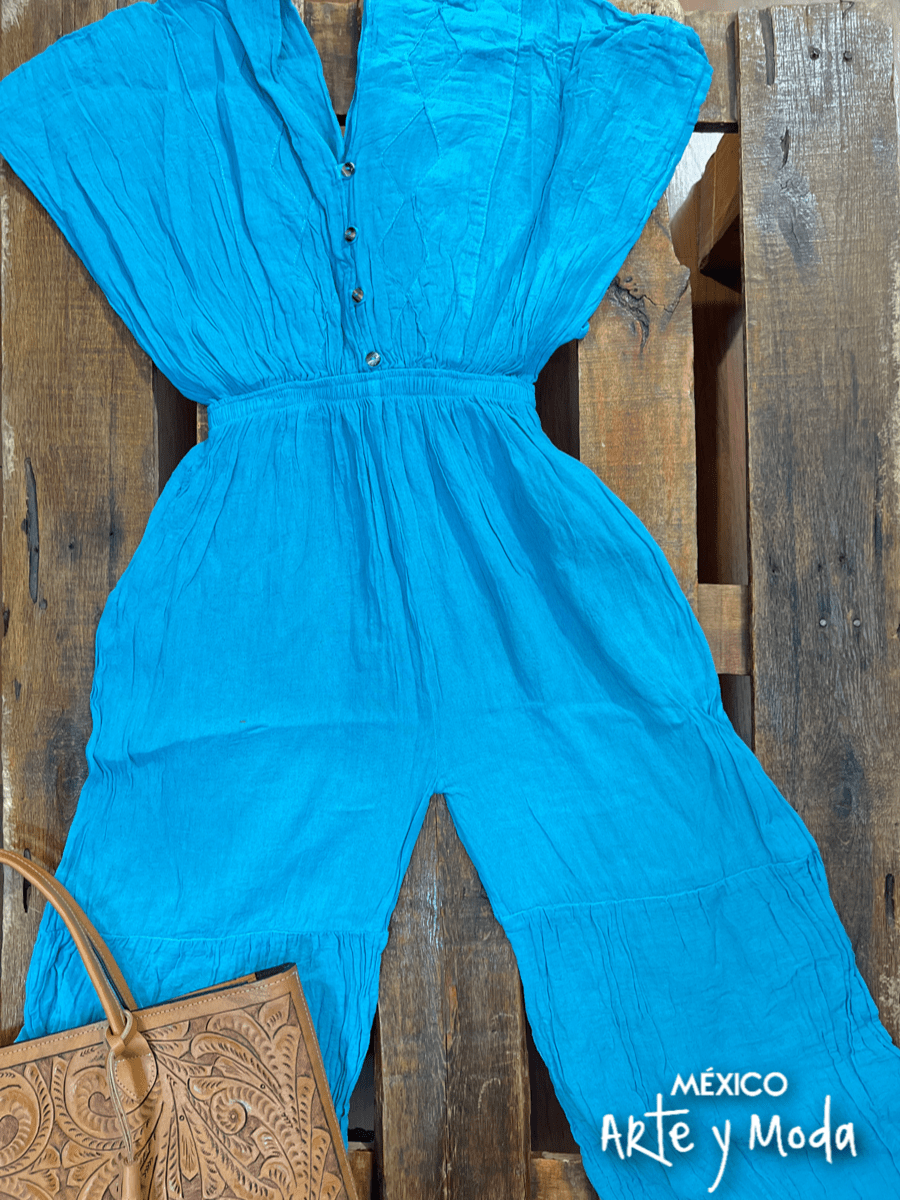 Enterizo Rombos - MÉXICO ARTE Y MODA - Mono