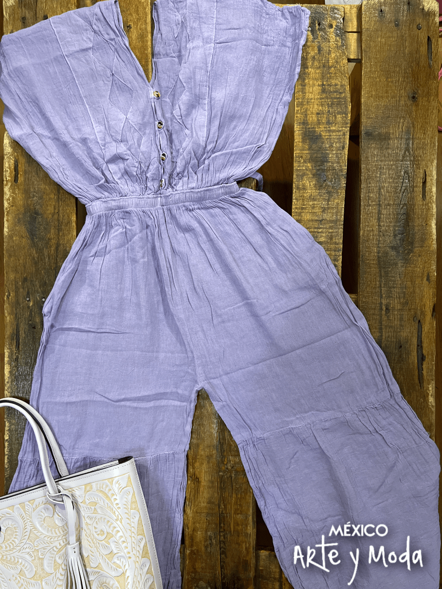 Enterizo Rombos - MÉXICO ARTE Y MODA - Mono