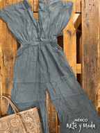 Enterizo Rombos - MÉXICO ARTE Y MODA - Mono