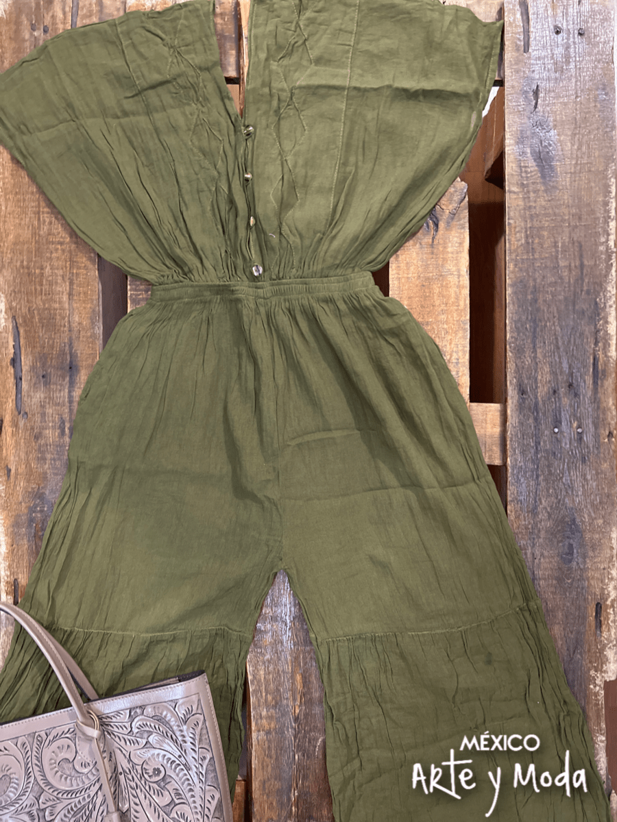 Enterizo Rombos - MÉXICO ARTE Y MODA - Mono