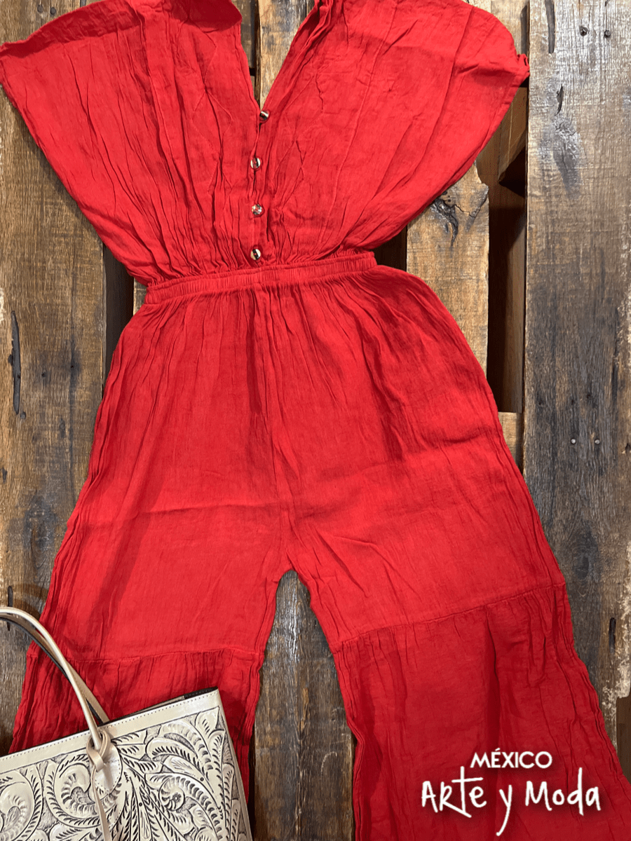 Enterizo Rombos - MÉXICO ARTE Y MODA - Mono