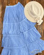 Falda Larga Olanes - MÉXICO ARTE Y MODA - Falda