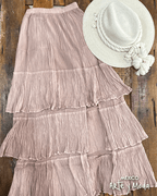 Falda Larga Olanes - MÉXICO ARTE Y MODA - Falda