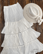 Falda Larga Olanes - MÉXICO ARTE Y MODA - Falda