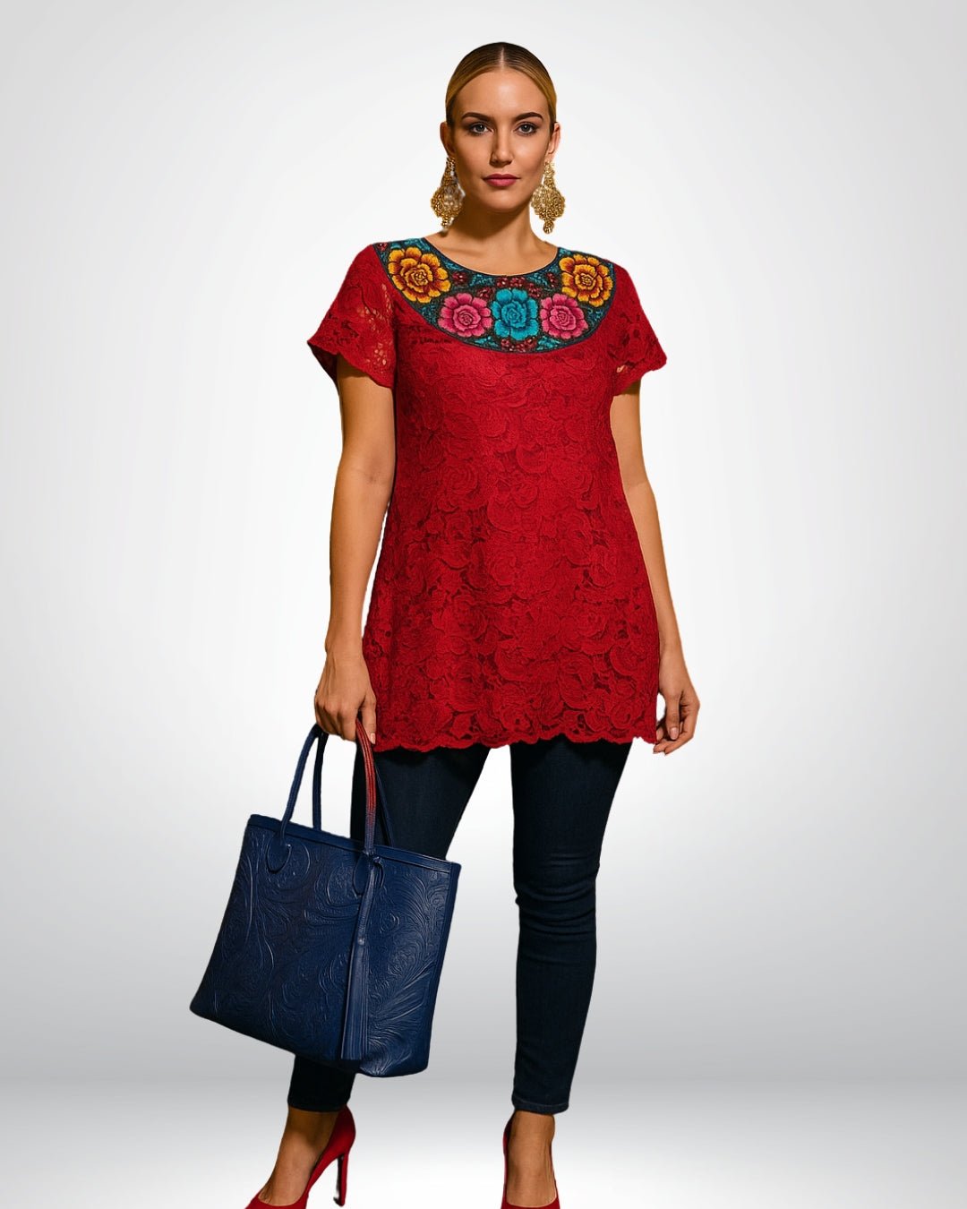 Ropa Mexicana Blusas Bordadas A Mano Mexicanas Blusas Mexicanas