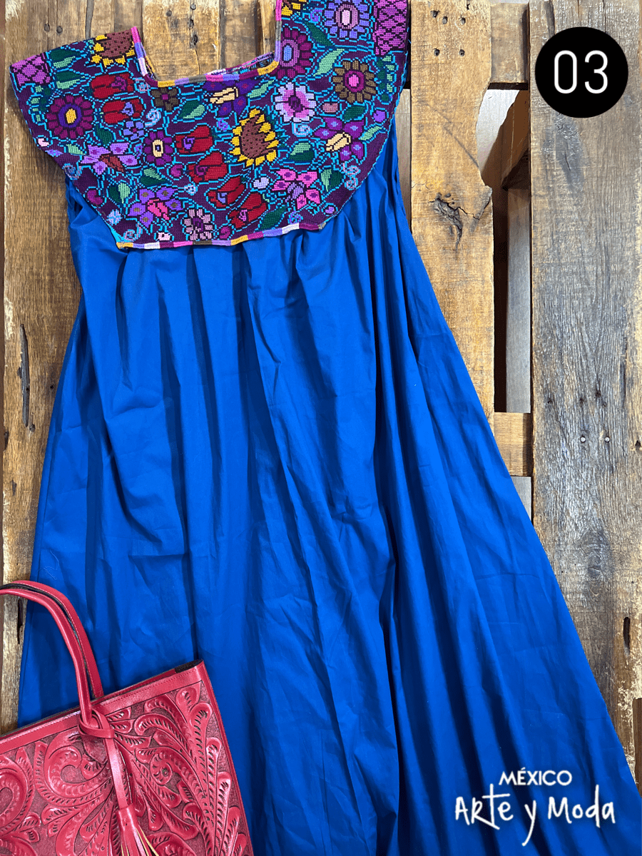 Huipil Reyes - MÉXICO ARTE Y MODA - Vestido Bordado