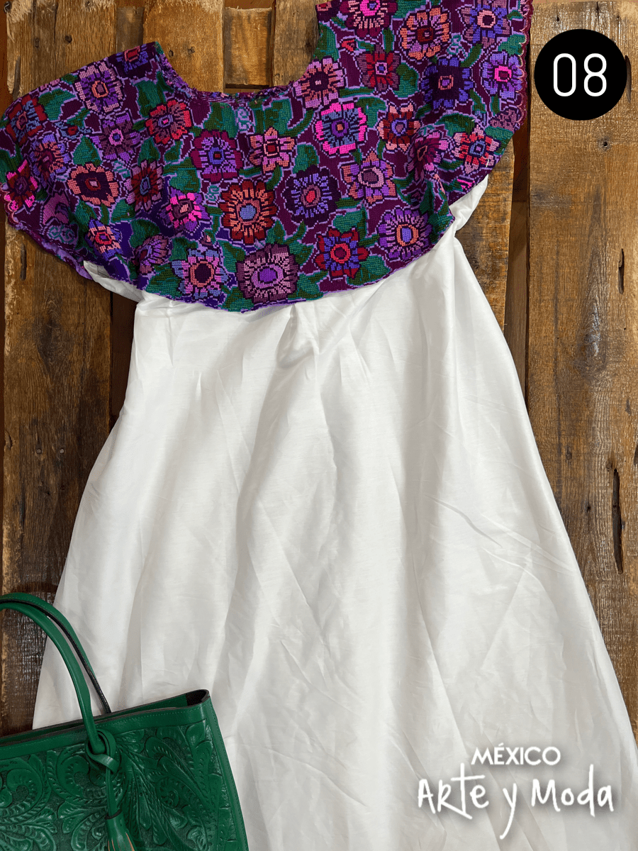 Huipil Reyes - MÉXICO ARTE Y MODA - Vestido Bordado