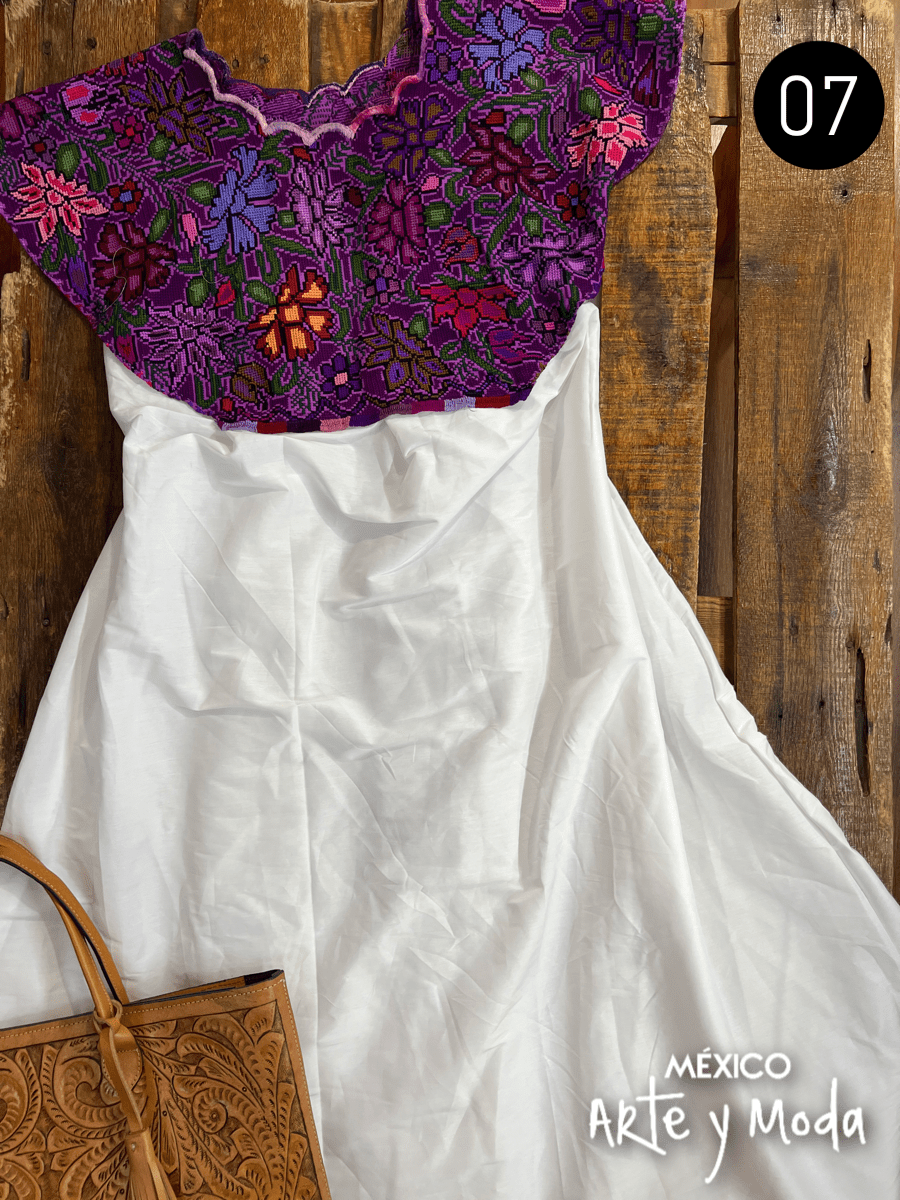 Huipil Reyes - MÉXICO ARTE Y MODA - Vestido Bordado