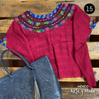 Huipil Rococo - MÉXICO ARTE Y MODA - Blusa Bordada