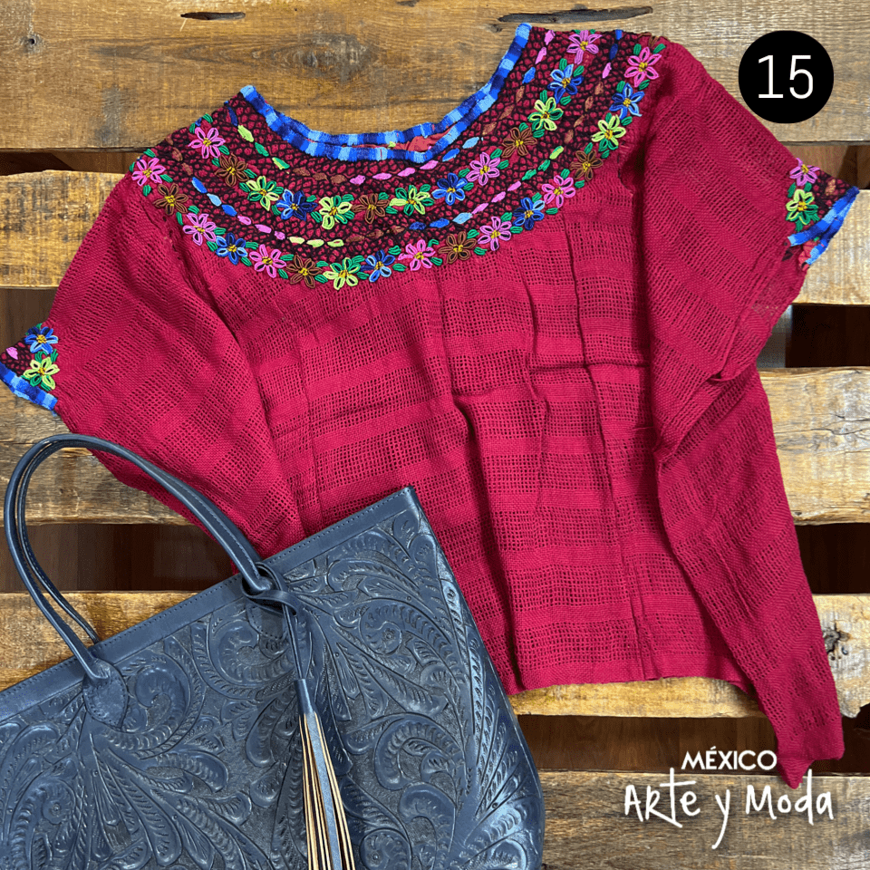 Huipil Rococo - MÉXICO ARTE Y MODA - Blusa Bordada