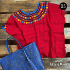 Huipil Rococo - MÉXICO ARTE Y MODA - Blusa Bordada