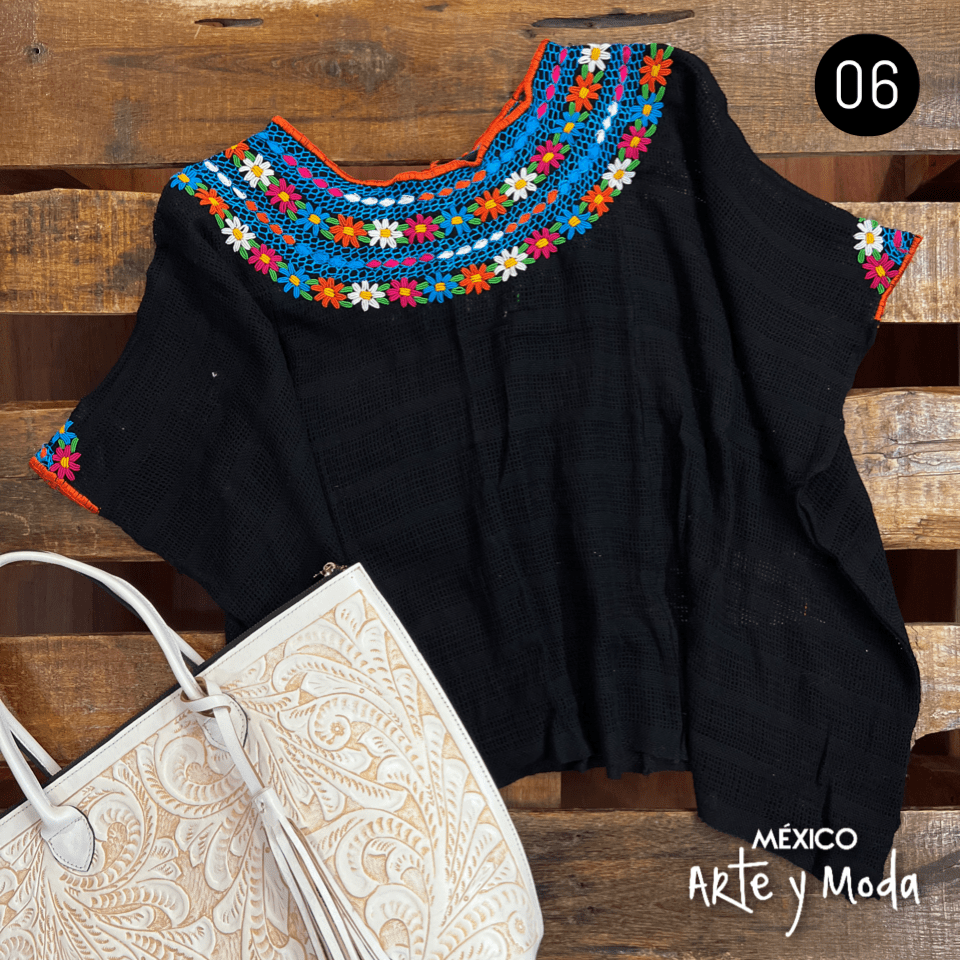 Huipil Rococo - MÉXICO ARTE Y MODA - Blusa Bordada