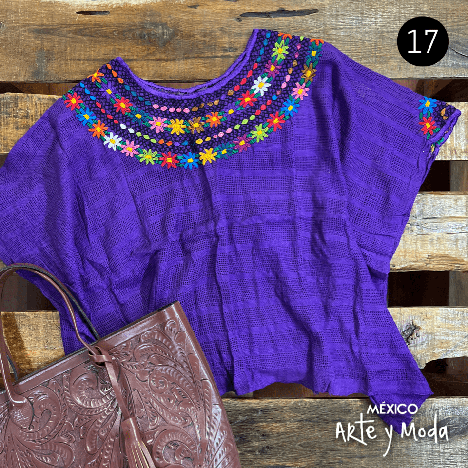 Huipil Rococo - MÉXICO ARTE Y MODA - Blusa Bordada