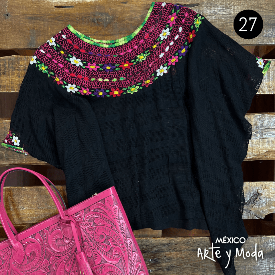 Huipil Rococo - MÉXICO ARTE Y MODA - Blusa Bordada