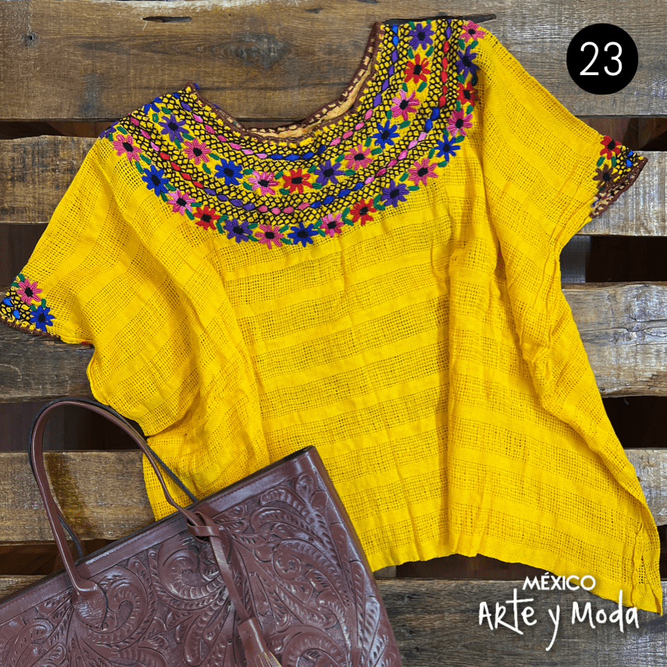 Huipil Rococo - MÉXICO ARTE Y MODA - Blusa Bordada