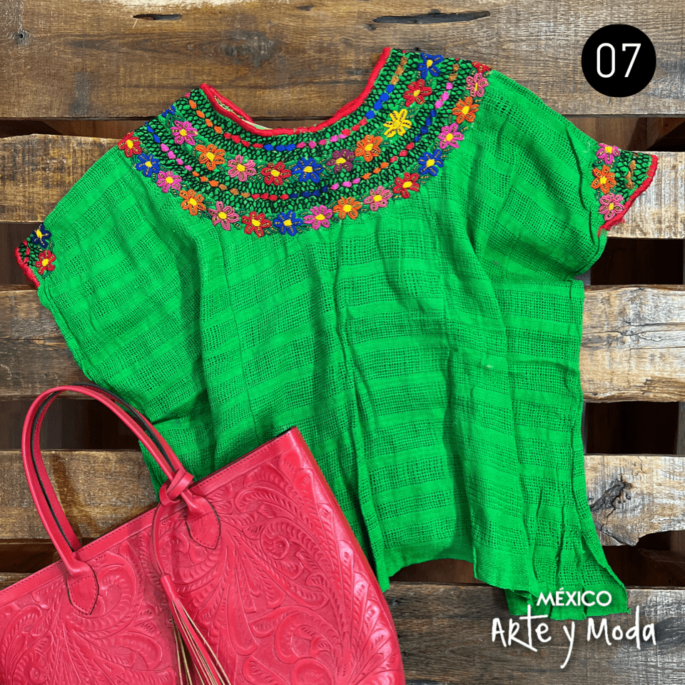 Huipil Rococo - MÉXICO ARTE Y MODA - Blusa Bordada