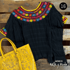 Huipil Rococo - MÉXICO ARTE Y MODA - Blusa Bordada