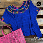 Huipil Rococo - MÉXICO ARTE Y MODA - Blusa Bordada