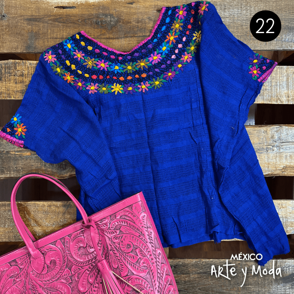 Huipil Rococo - MÉXICO ARTE Y MODA - Blusa Bordada