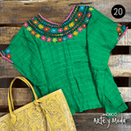 Huipil Rococo - MÉXICO ARTE Y MODA - Blusa Bordada