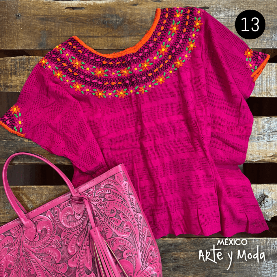 Huipil Rococo - MÉXICO ARTE Y MODA - Blusa Bordada