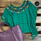 Huipil Rococo - MÉXICO ARTE Y MODA - Blusa Bordada