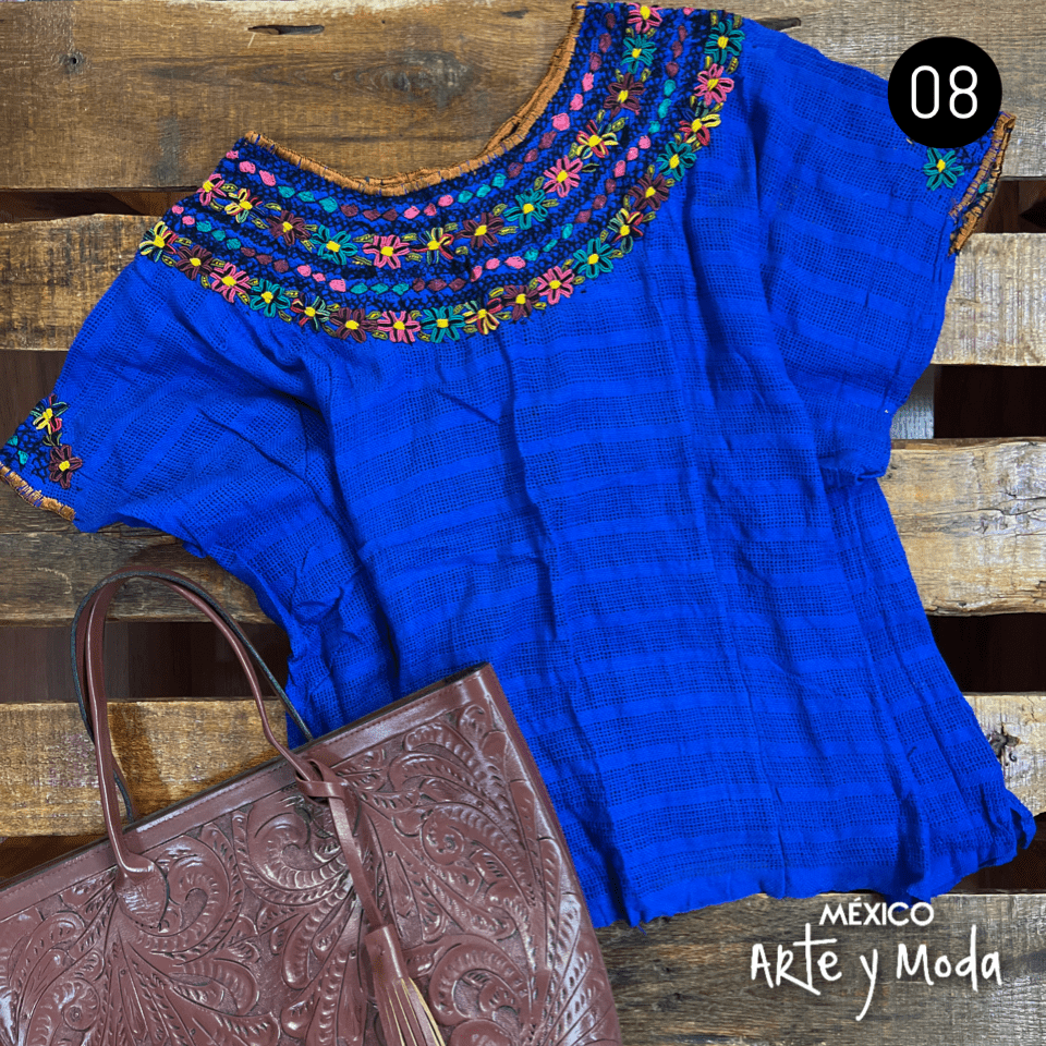 Huipil Rococo - MÉXICO ARTE Y MODA - Blusa Bordada