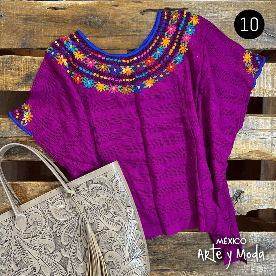 Huipil Rococo - MÉXICO ARTE Y MODA - Blusa Bordada