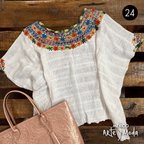 Huipil Rococo - MÉXICO ARTE Y MODA - Blusa Bordada