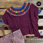 Huipil Rococo - MÉXICO ARTE Y MODA - Blusa Bordada