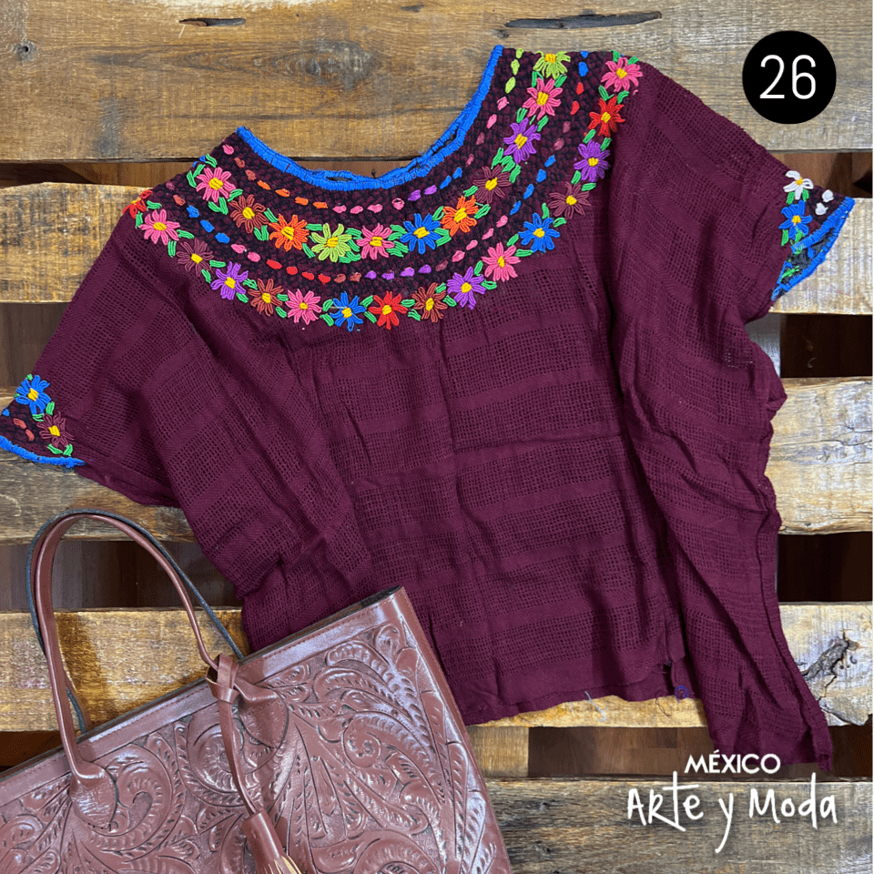 Huipil Rococo - MÉXICO ARTE Y MODA - Blusa Bordada