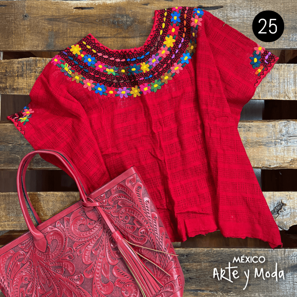 Huipil Rococo - MÉXICO ARTE Y MODA - Blusa Bordada