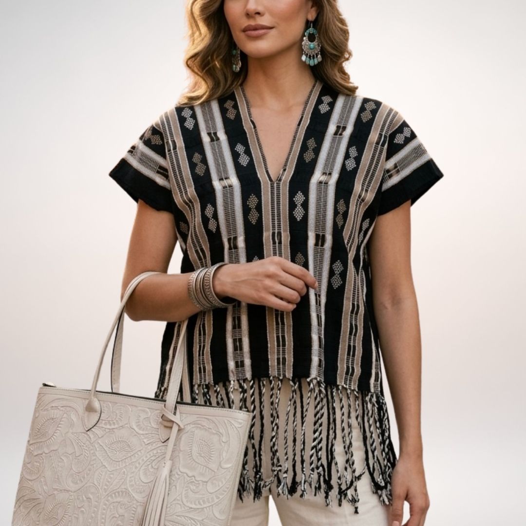 Huipil Santa Catarina | Corto | Telar de Cintura