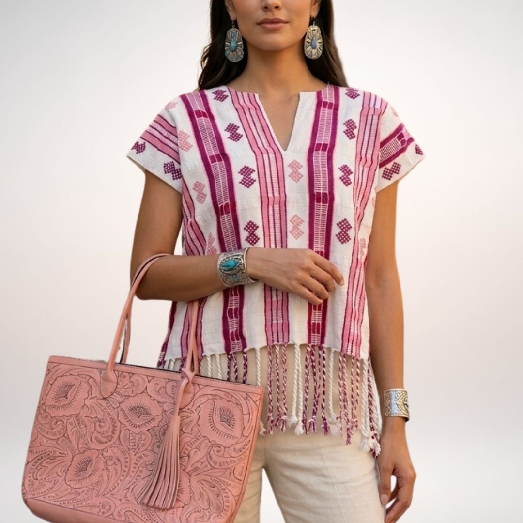 Huipil Santa Catarina | Corto | Telar de Cintura