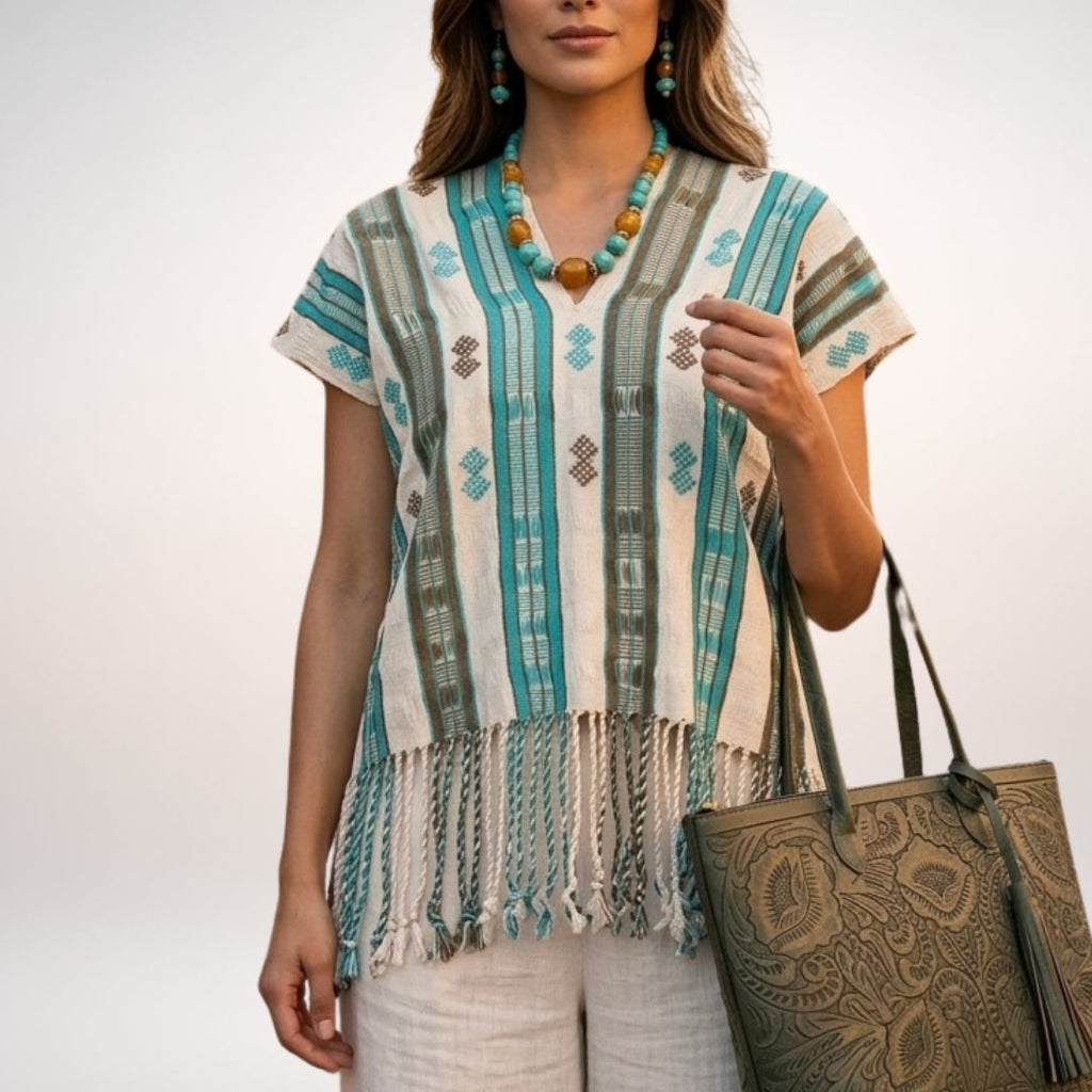 Huipil Santa Catarina | Corto | Telar de Cintura