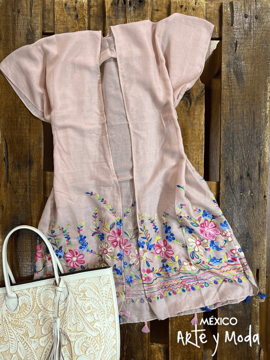 Kimono Bordado - MÉXICO ARTE Y MODA - Chaleco