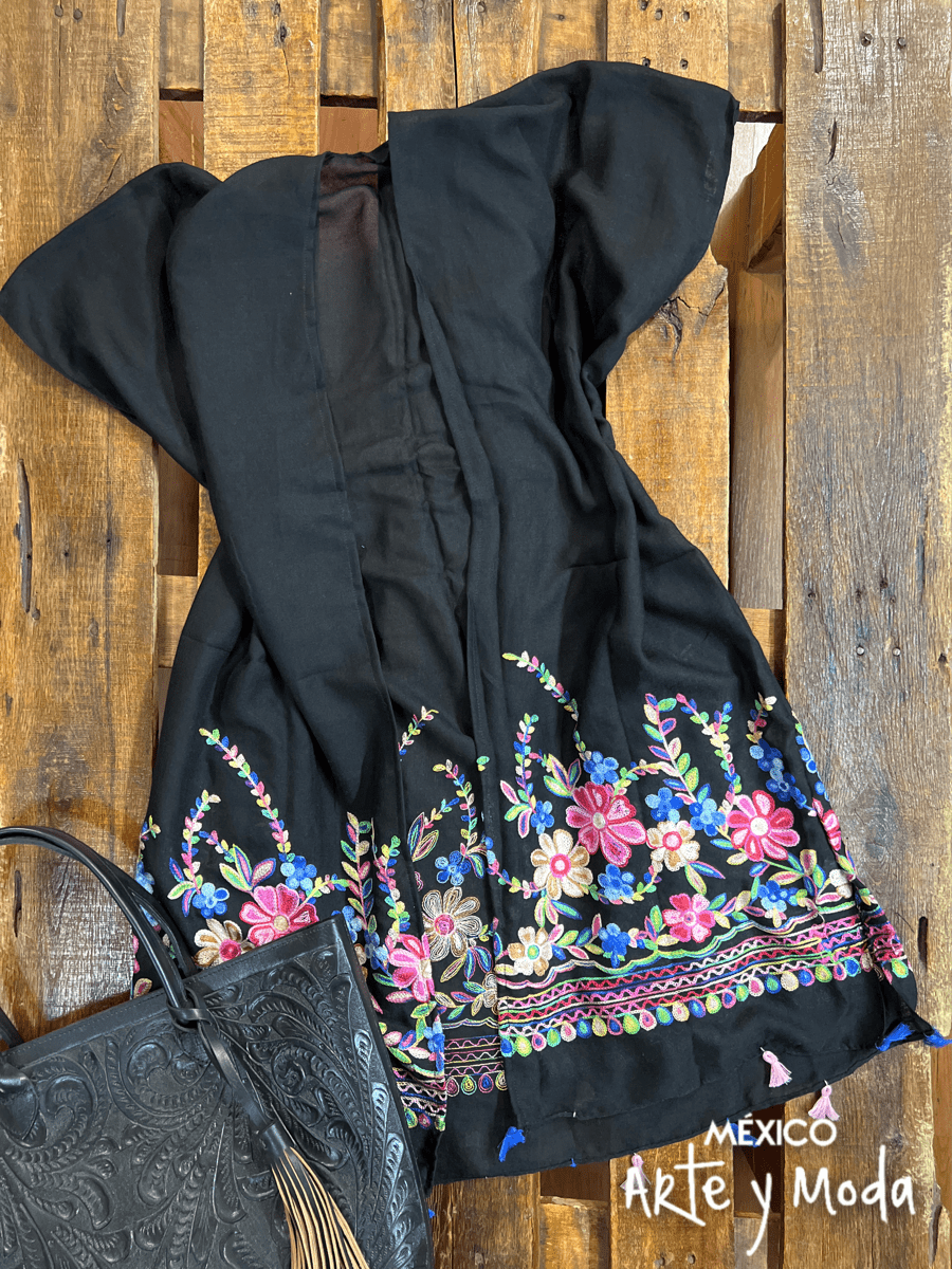 Kimono Bordado - MÉXICO ARTE Y MODA - Chaleco