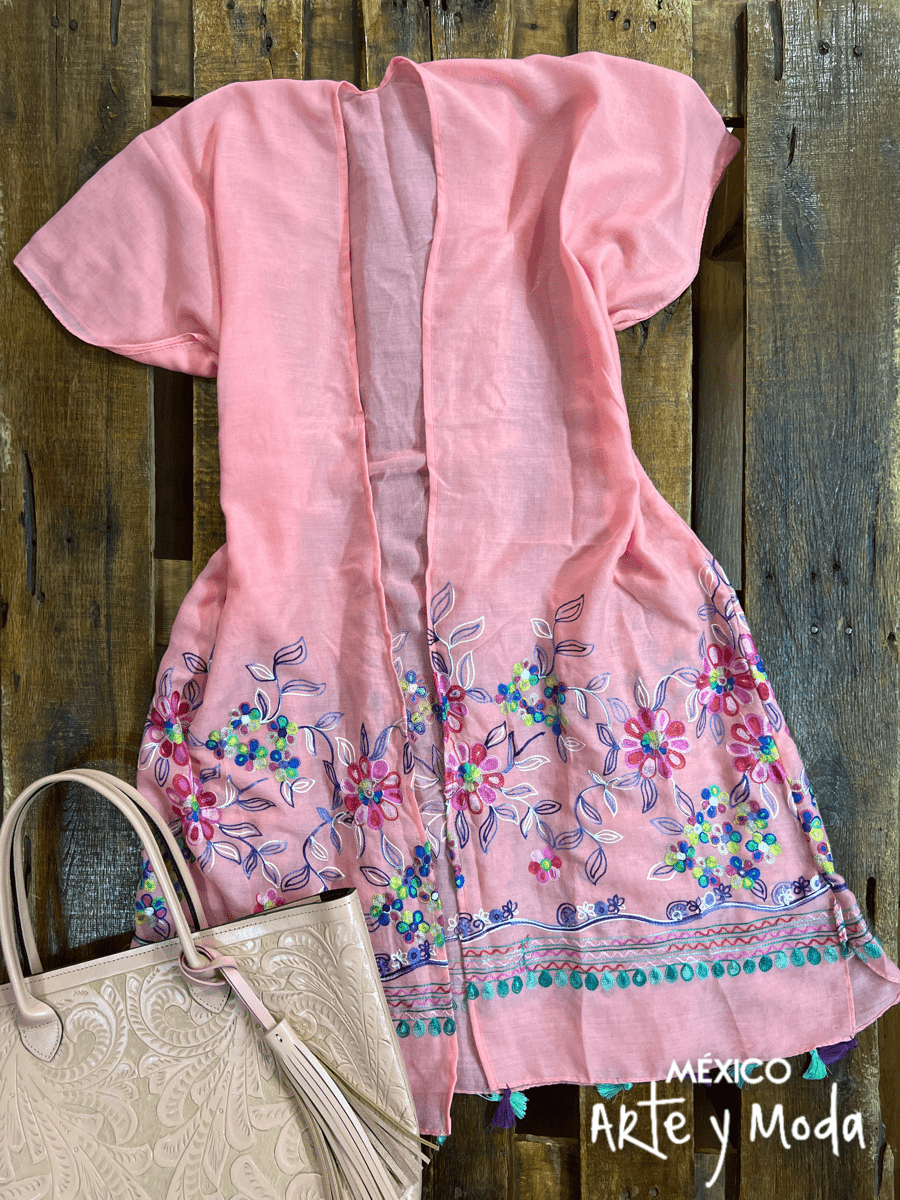 Kimono Bordado - MÉXICO ARTE Y MODA - Chaleco