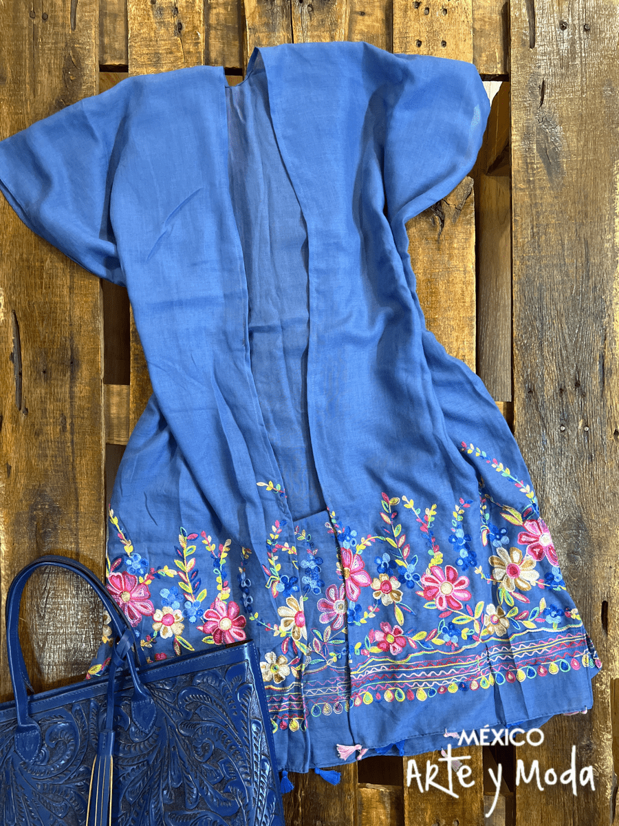 Kimono Bordado - MÉXICO ARTE Y MODA - Chaleco